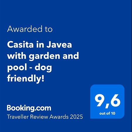 Casita In Javea With Garden And Pool - Dog Friendly! Exteriér fotografie